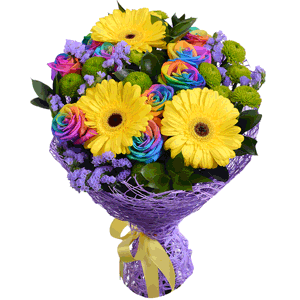 Arrangement "Rainbow dreams" with delivery Novokuznetsk