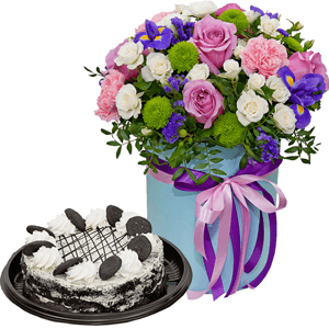 Venus with cake with delivery Novokuznetsk