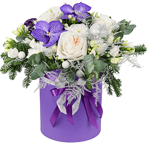 Silver snowflake with delivery Novokuznetsk