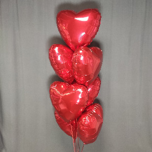 Seven Moments of Love Balloon Fountain with delivery Novokuznetsk