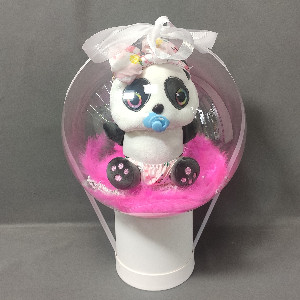"Baby Panda" Toy in a Balloon with delivery Novokuznetsk