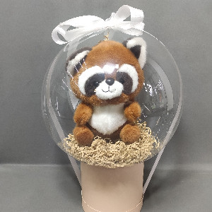 "Red Secret" Soft Toy in a Balloon with delivery Novokuznetsk
