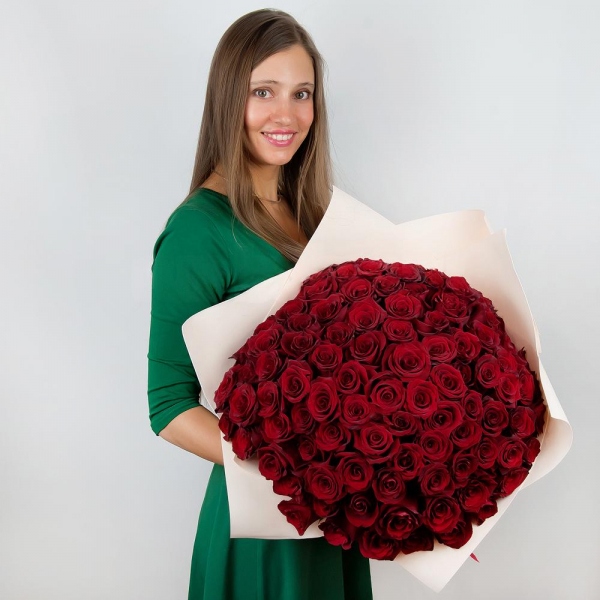 Rose Red 50 cm Ecuador - 161, Wrapping Paper